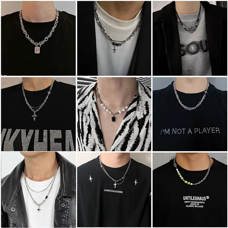 Hip-hop brand necklace