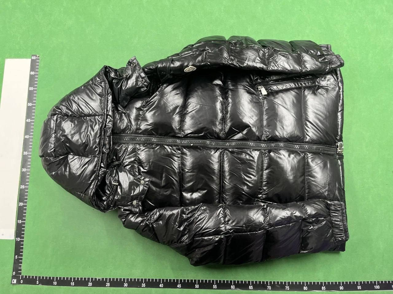 Designer down jacket
